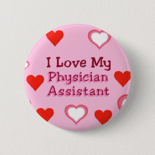 Liebe mein Arzt-Assistent Button (Vorderseite)