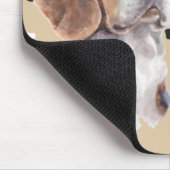 Liebe Mein Beagle Dog Pawprint Mousepad (Ecke)