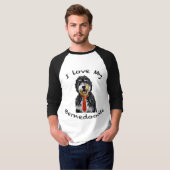 Liebe mein Bernedoodell T-Shirt (Vorne ganz)