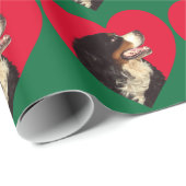 Liebe mein Bernese Gebirgshund Geschenkpapier (Rolleneckpunkt)