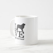 Liebe mein Bernese Gebirgshund Kaffeetasse (Vorderseite Links)