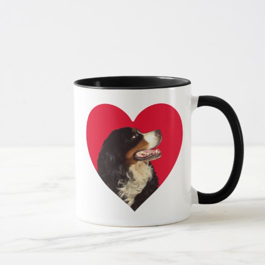 Liebe mein Bernese Gebirgshund Tasse (Rechts)