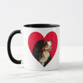 Liebe mein Bernese Gebirgshund Tasse (Links)