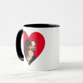 Liebe mein Bernese Gebirgshund Tasse (Vorderseite Links)