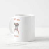 "Liebe Mein Boxer Hund Kaffeetasse (Vorderseite Links)