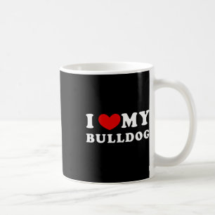 Liebe Mein Bulldog Kaffeetasse