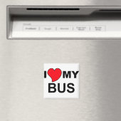 Liebe Mein Busmagnet Magnet (In Situ (Geschirrspüler))