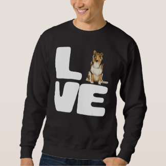 Liebe Mein Collie Dog Lover Geschenk Sweatshirt
