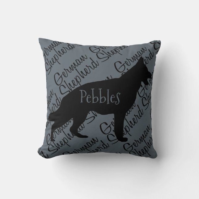 Liebe Mein deutscher Schäferhund Kissen (Vorderseite)