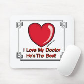 Liebe mein Doktor - er ist das Beste! Mousepad (Mit Mouse)
