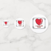 Liebe Mein Doktor Konfetti (Vorderseiten)