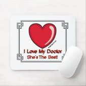 Liebe mein Doktor - sie ist das Beste Mousepad (Mit Mouse)