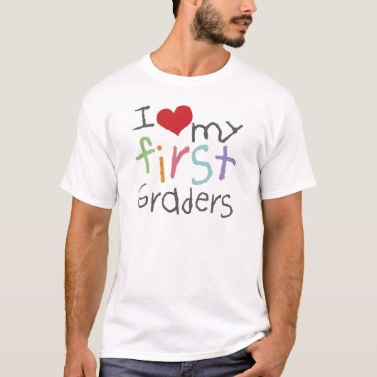 Liebe mein erste Sortierer-grundlegender T - Shirt (Vorderseite)