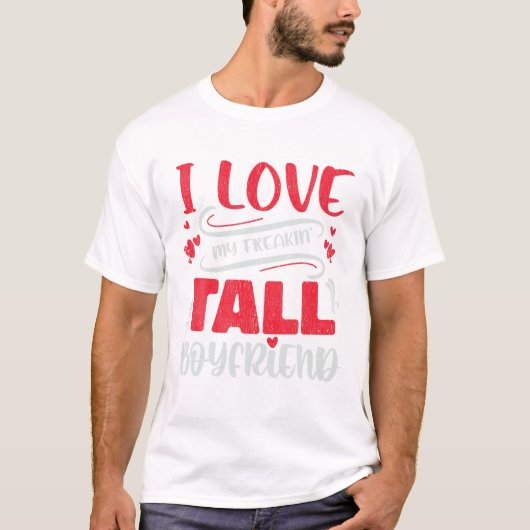 Liebe Mein Freak Tall Boyfriend T-Shirt (Vorderseite)