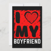 Liebe mein Freund Einladung (Vorderseite)