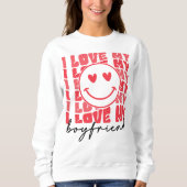 Liebe Mein Freund Sweatshirt, Positives Sweatshirt (Vorderseite)
