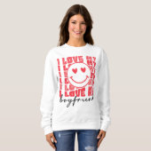 Liebe Mein Freund Sweatshirt, Positives Sweatshirt (Vorne ganz)