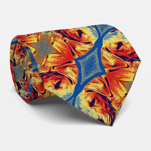 Liebe mein gelber Labrador Hund Krawatte (Gerollt)