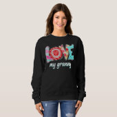Liebe Mein großer glücklicher Muttertag Sweatshirt (Vorne ganz)