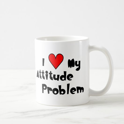 Liebe mein Haltungs-Problem Kaffeetasse (Rechts)