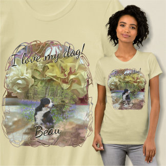 Liebe Mein Hund erste Frühlingsblumen PCM1 T-Shirt