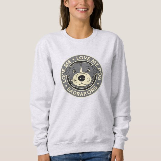 Liebe mein Hund! Sweatshirt (Vorderseite)