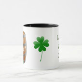 Liebe mein Irish Coffee Whiskey Barrel Kleeblatt Tasse (Zentrum)