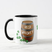 Liebe mein Irish Coffee Whiskey Barrel Kleeblatt Tasse (Links)