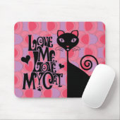 Liebe mein Katze mousepad (Mit Mouse)