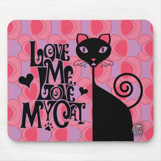 Liebe mein Katze mousepad (Vorne)