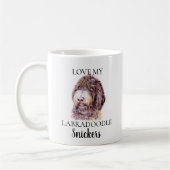 Liebe Mein Labradoodle Hund Kaffeetasse (Links)