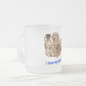 Liebe mein Labrador Mattglastasse (Vorderseite Links)