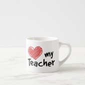 Liebe Mein Lehrer Espressotasse (Rechts)