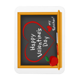 Liebe mein Lehrer! Happy Valentine's Day Magnet