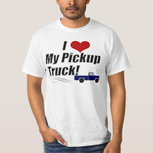 Liebe mein Lieferwagen Truck, Funny Scott Brown Po T-Shirt (Vorderseite)
