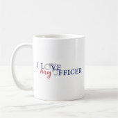 Liebe mein Offizier Kaffeetasse (Links)