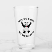 Liebe Mein Panda, aber sie ist ein Bär Glas (Vorderseite)