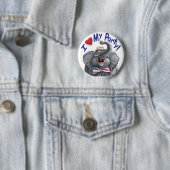 Liebe mein Party-Knopf Button (Beispiel)