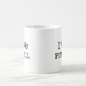 Liebe mein Pitbull Kaffeetasse (Mittel)