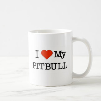 Liebe mein Pitbull Kaffeetasse