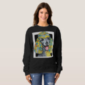 Liebe mein Poodle! Sweatshirt (Vorne ganz)