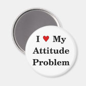 Liebe Mein Problem Magnet (Vorderseite/Rückseite)