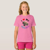 Liebe Mein Puggle Kids Shirt (Vorne ganz)