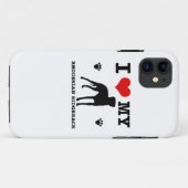 Liebe mein Rhodesian Ridgeback Case-Mate iPhone Hülle (Rückseite (Horizontal))