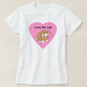 Liebe mein Schmierölniederdruck-Kaninchen-Shirt T-Shirt