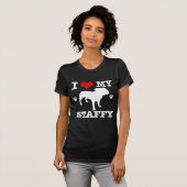 Liebe mein staffy T-Shirt (Vorne ganz)