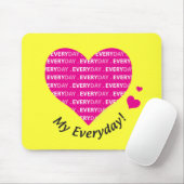 Liebe mein tägliches mousepad (Mit Mouse)