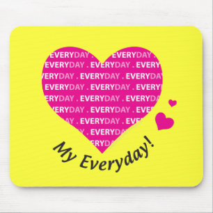 Liebe mein tägliches mousepad