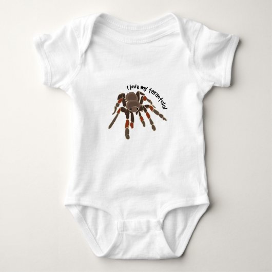 Liebe mein Tarantula Baby Strampler (Vorderseite)