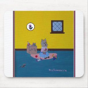 Liebe mein Teddybär Cairn Mousepad